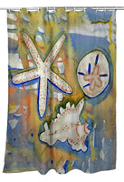 Beach Treasures Shower Curtain