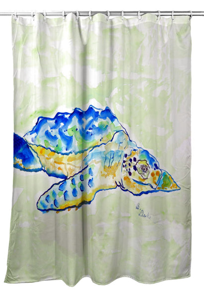 Loggerhead Turtle Shower Curtain