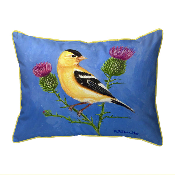 Goldfinch & Thistle Pillow