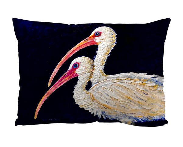 Two Ibis Suede Pillow