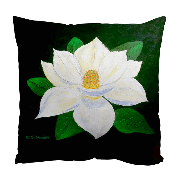 Dick's Magnolia Suede Pillow