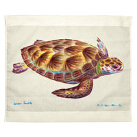 Green Sea Turtle Outdoor Wall Hanging 24x30