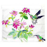 Ruby Throat Hummingbird Wall Hanging 24x30