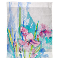 Pink Iris Wall Hanging 24x30