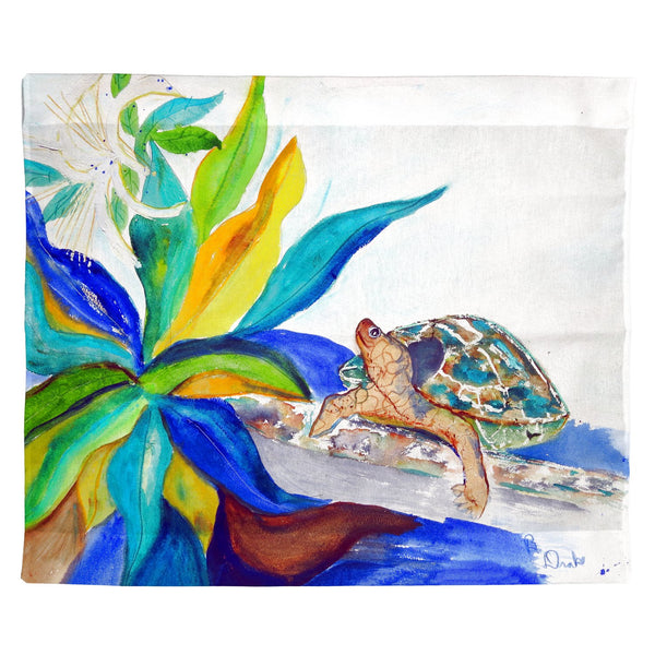 Turtle & Lily Outdoor Wall Hanging 24x30