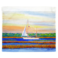 Marsh Sailing Outdoor Wall Hanging 24x30