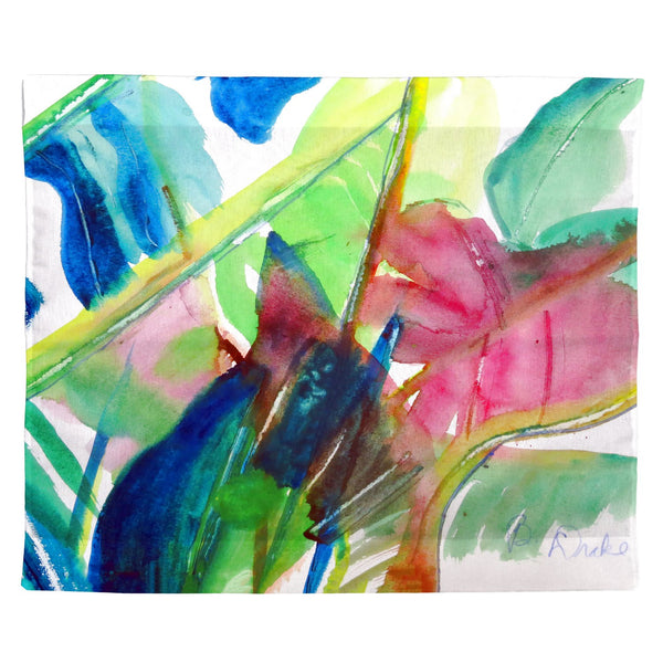 Pink Palms Outdoor Wall Hanging 24x30