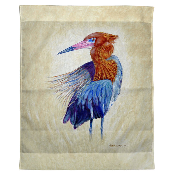 Reddish Egret Portrait Outdoor Wall Hanging 24x30