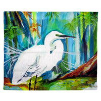 Acyrlic Egret Outdoor Wall Hanging 24x30