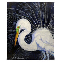 Breeding Egret Wall Hanging 24x30