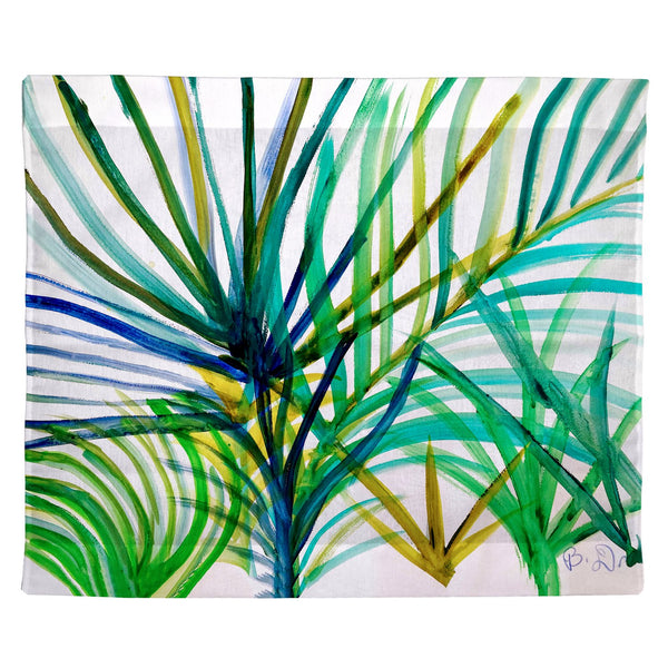 Teal Palms Wall Hanging 24x30