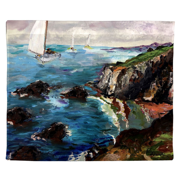 Sailing the Cliffs Wall Hanging 24x30