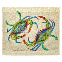 Crab Dance Outdoor Wall Hanging 24x30
