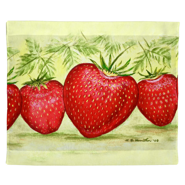 Strawberries Outdoor Wall Hanging 24x30
