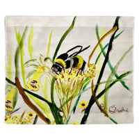 Bee & Flower Outdoor Wall Hanging 24x30