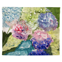 Pink & Purple Hydrangea Outdoor Wall Hanging 24x30