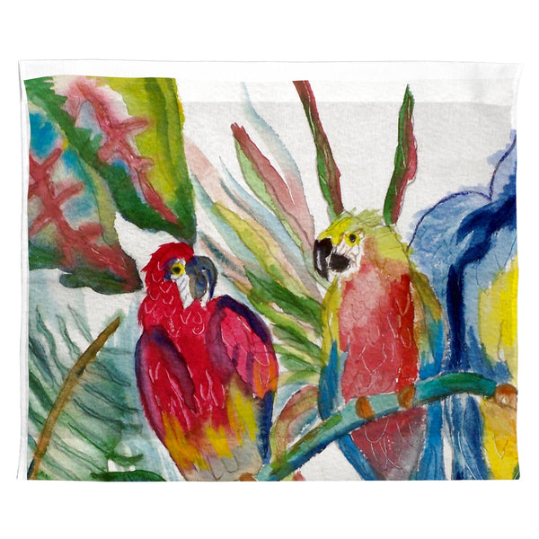 Parrot Family Outdoor Wall Hanging 24x30