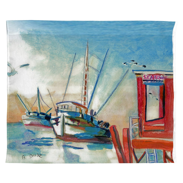 Shrimpboat Outdoor Wall Hanging 24x30