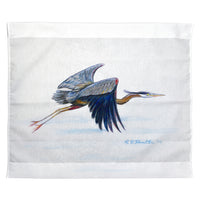 Eddie's Blue Heron Outdoor Wall Hanging 24x30