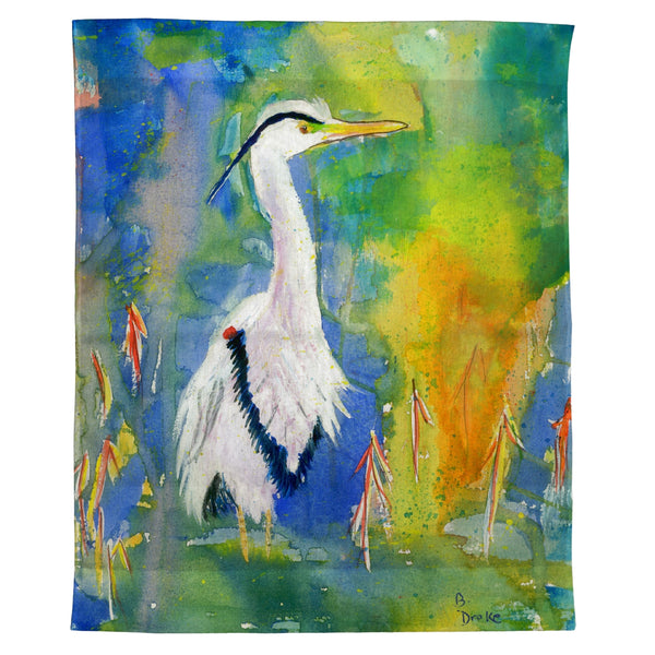 D&B's Blue Heron Outdoor Wall Hanging 24x30