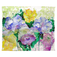 Watercolor Garden Outdoor Wall Hanging 24x30