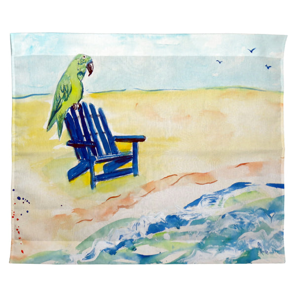 Parrot & Chair Outdoor Wall Hanging 24x30