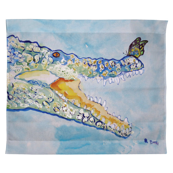 Croc & ButterFly Outdoor Wall Hanging 24x30