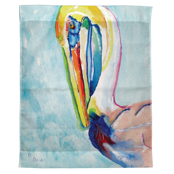 Pelican Head Outdoor Wall Hanging 24x30