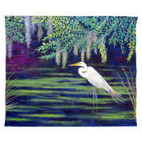 Egret Lagoon Wall Hanging 24x30