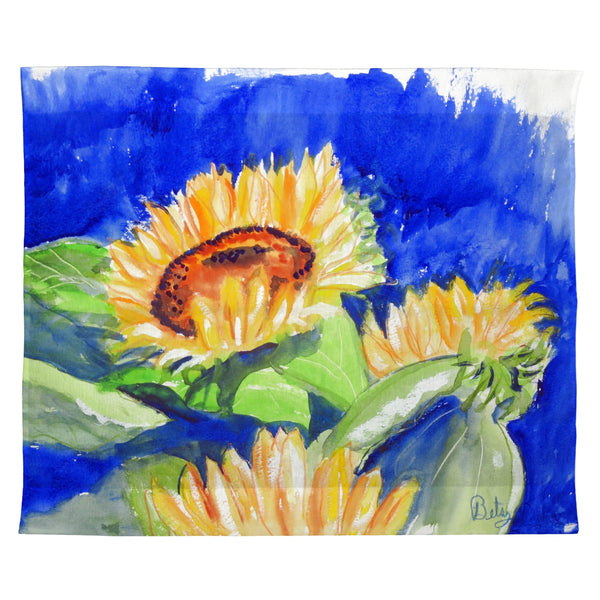 Rising Sunflower Outdoor Wall Hanging 24x30