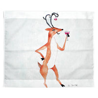 Deer Party Outdoor Wall Hanging 24x30