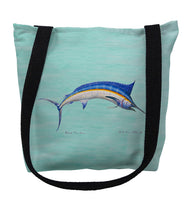 Blue Marlin - Teal Tote Bag