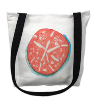 Coral Sand Dollar Tote Bag