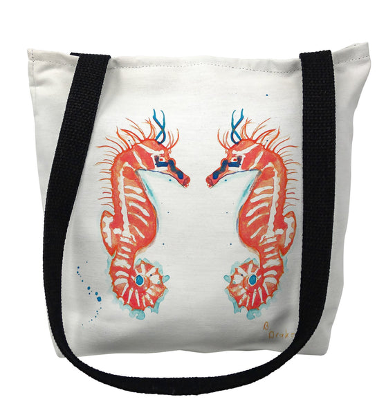 Coral Sea Horses Tote Bag