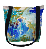 Abstract Blue Tote Bag