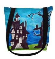 Haunted House Tote Bag