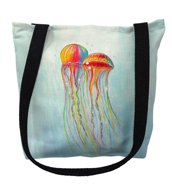 Colorful Jellyfish Tote Bag