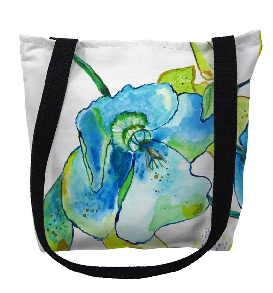 Blue Hibiscus Tote Bag