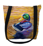 Duck Looking Tote Bag