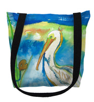 White Pelican Tote Bag