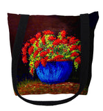 Potted Geraniums Tote Bag