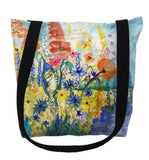 Frog & Garden Tote Bag