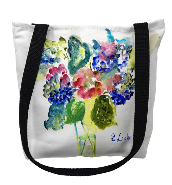 Vase of Hydrangeas Tote Bag