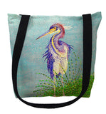 Windy Louisiana Heron Tote Bag