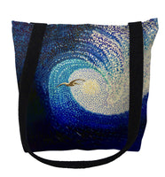 Wave and Pelican Tote Bag