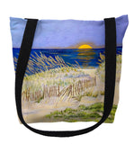 Sea Oates Moonrise Tote Bag