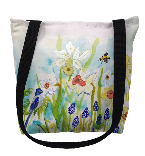 Bird & Daffodils Tote Bag