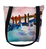 White Ibises Tote Bag