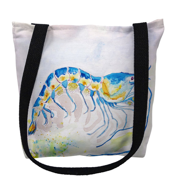 Blue Shrimp Tote Bag