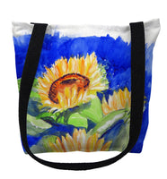 Gold Rising SunFlower Tote Bag